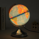 Electronic Illuminated Ocean World Earth Globe Rotating Night Light Desktop Decorations