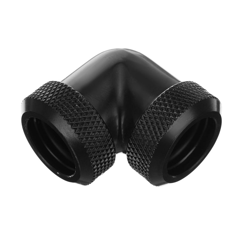 OD 14mm Rigid Tube Fittings 90 Degree Hard Tube Compression Fittings Connectors For Water Cooling