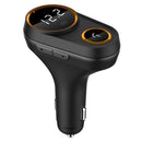 ANLUD Rotatable Mp3 Player Car bluetooth Wireless FM Transmitter Dual USB Car Charger Handsfree Call