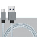 Bakeey 2.4A Type C Nylon Braided Fast Charging Data Cable For Xiaomi Mi8 Mi9 HUAWEI P30 Pocophone F1 OnePlus 7 S10