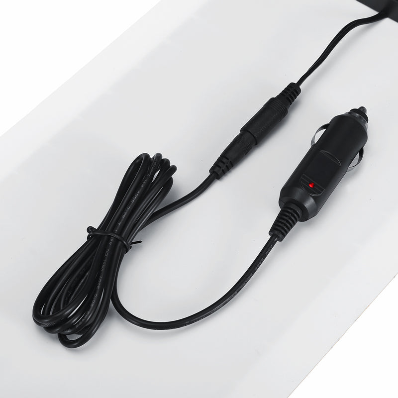 3M 12V/24V 5A Universal Solar Panel Connector Car Charger Ci garette Lighter Power Socket Cord Adapter Cable