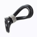 50 X Black Cord Ends for Eyeglasses Chain Holder 25x4mm HOT Q4P4