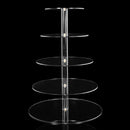 5 Tier Acrylic Cupcake Cake Stand Party Wedding Birthday Cake Tower Display Holder Decorations