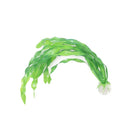 30CM Plastic Aquarium Plants Ornament w/ Base for Fish Tank - Green T8Y7