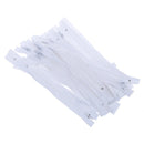 Approx. 24pcs 7 Inches Nylon Zippers Wholesale for Sewing---White X1N7