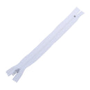 Approx. 24pcs 7 Inches Nylon Zippers Wholesale for Sewing---White X1N7