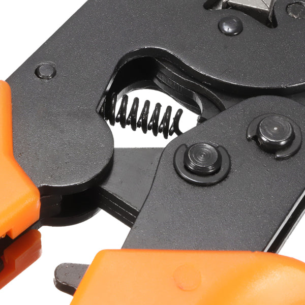 Excellway 800 PCS Connectors Terminal with Adjusting Ratchet Crimping Pliers Crimper Tool Kit