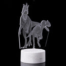 3D Illusion Night Light Touch Remote Control Home Decor Table Desk Lamp