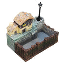 Lighting Glasse's Cabin Pot Craft Ornaments Magic Lantern House Planter Bonsai Decorations