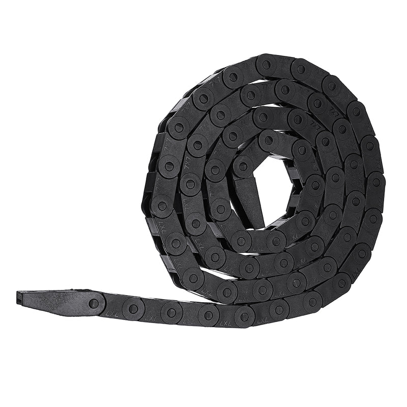 7*7mm 1M Length Opening Plastic Towline With End Connectors for 3D Printer
