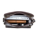Men Leather Shoulder Bag Outdoor Travel Cross Body Messenger Handbag