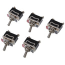 5 x Switch ON-OFF Switching Inverter Car Auto Metal Lever SPST