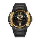 SANDA 757 Calendar Luminous Display Fashion Design Children Watch Dual Display Digital Watch for Kids