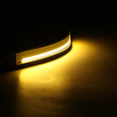 2PCS COB LED Car DRL Daytime Running Lights Driving Turn Fog Lamp Waterproof 12V Dual Color 27cm