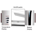 2 in 1 USB Charge Wireless Hair Straightener Curler Flat Iron Ceramic