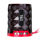Mini Wireless bluetooth Speaker FM Radio TF Card Colorful Light Music Speaker with Mic