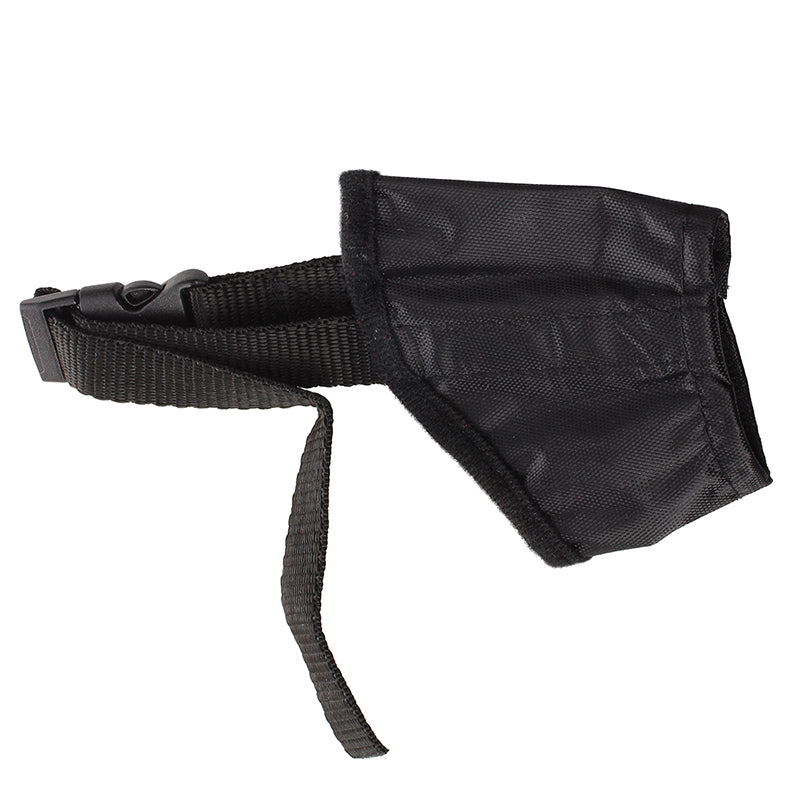 Adjustable Nylon Pet Dog Mouth Muzzle Grooming Chawing Bark Bite Stop BlackS8M5