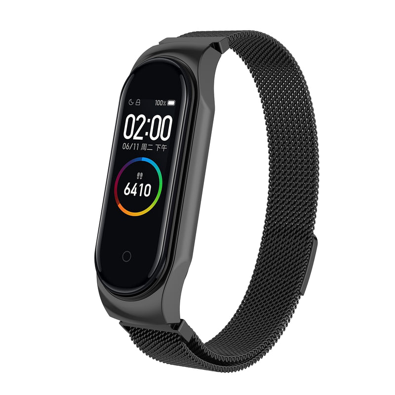 Bakeey Milanese Stainless Replacement Watch Band for Xiaomi Mi Band 4&3 Smart Watch