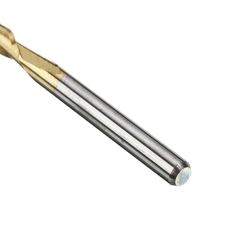 10pcs3.175mm Shank Titanium Coated Ball Nose End Milling Cutter Set 1mm-3.175mm CNC Milling Cutter