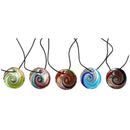5 PCS Necklace Pendant Chain Glass Pendant Fashion Jewelry X4C3