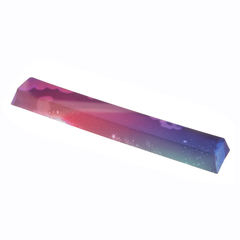 Five-sided Dyesub PBT Pagoda Plum The Sky Clouds Bar 6.25u Novelty Keycap for  Anne Pro 2