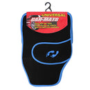 Universal 4pc Front Rear PVC Car Van Floor Mat Carpet Non-Slip GRIP Feet Pattern