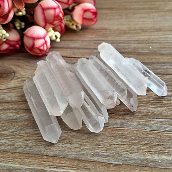 Natural Lot Clear Quartz Crystal Point Terminated Specimen Party Original Stone Fish Tank Decor