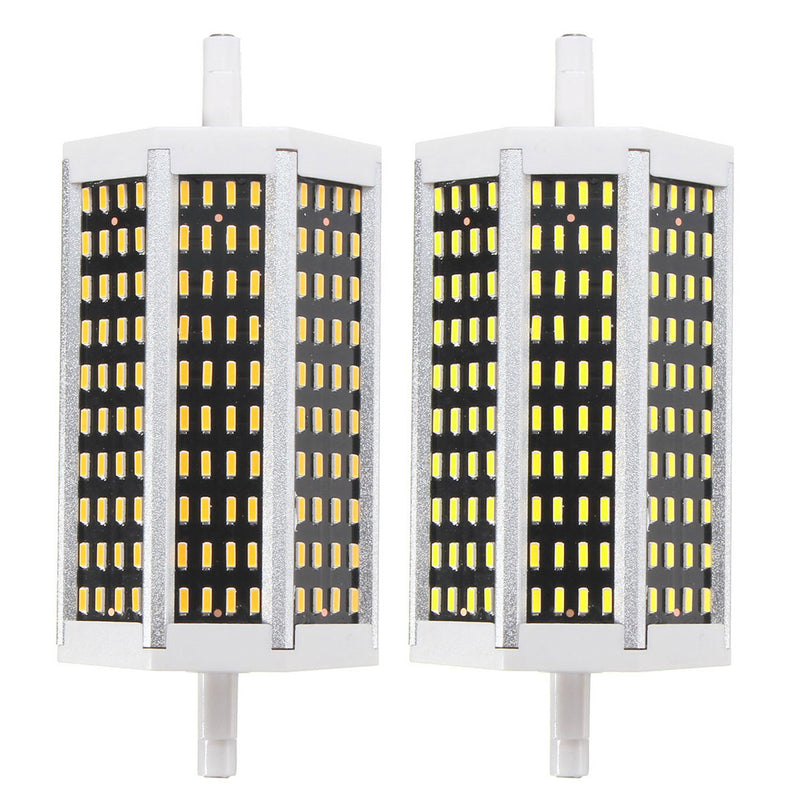 R7S 118MM 15W 120 SMD 4014 LED Warm White White Light Lamp Bulb AC85-265V