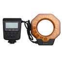 SHOOT SL-103C Macro Ring Flash Light LED GN15 6800K Diameter 52 55 58 62 67 72 77mm Adapter Ring