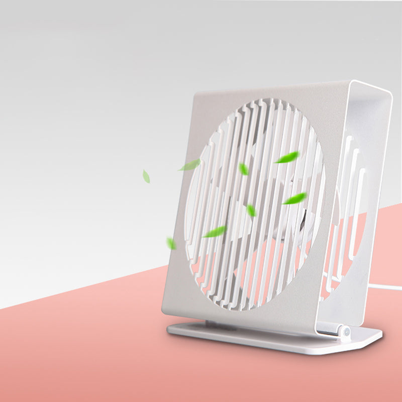 VH CE 7 Inch Portable Mini Metal Mute Fan Dual Mode Home Office Desk Brushless Motor Fan