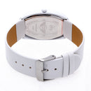 White Leather Strap Wrist Quartz Watch for Women Girl Gift U5C9