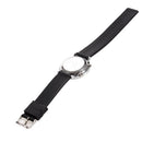 Fashion Woman Men Crystal Digital LED Silicone Black Strap Bracelet Watch N9C2