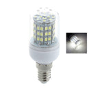 E14 5W Bulb Lamp White Light 60 LED 3528 SMD AC 220V 6500K X3V1