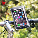 WHEEL UP Bike Waterproof Handlebar Touchscreen Phone Bag Universal 360 Rotataing Quick Release