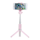 Dispho Universal bluetooth Shutter 360 Degree Rotation Extendable Selfie Stick Phone Tripod Mount Monopod