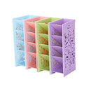 Multi-functional 4 Grids Desktop Hollow Pen Holder Office School Storage Case Desktop Pen Pencil Organizer