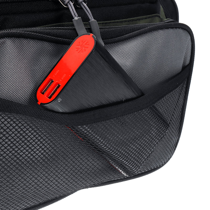 600D Oxford Cloth Fishing Bag Waterproof Fishing Lure Bait Bag Fishing Tackle Bag Multifunctional Portable Shoulder Bag