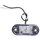 2 x Car Truck Trailer Piranha LED Side Marker Blinker Light Lamp Bulb White S5E9