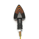 Pair Motorcycle Turn Signal Lights Blinker Street Bike Amber E-Mark Bulb Amber Universal