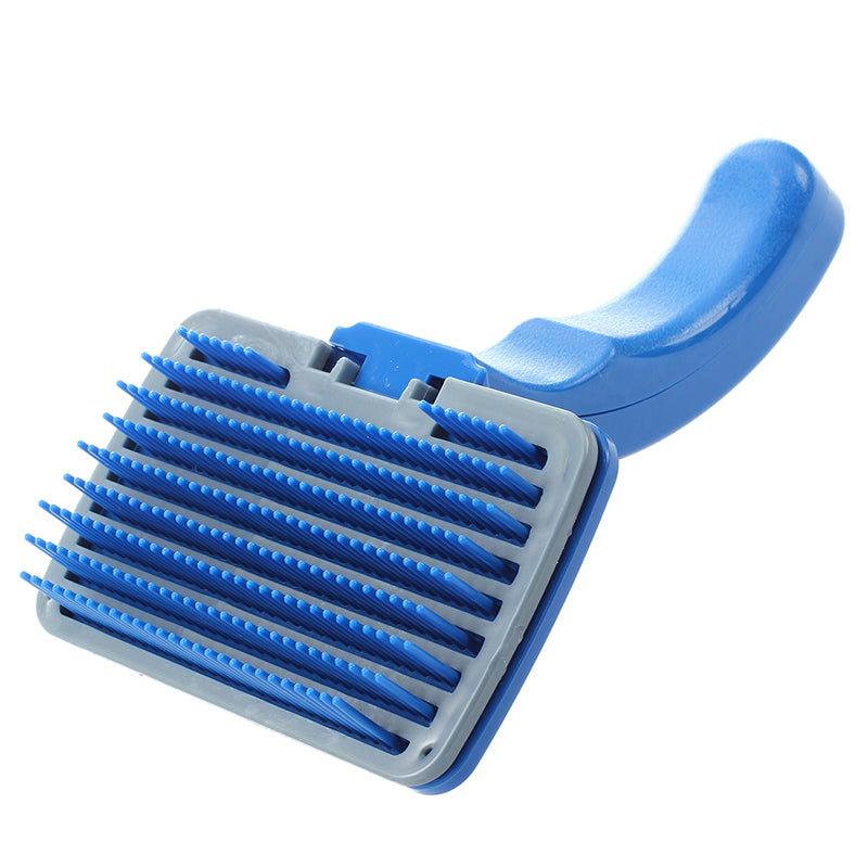 Brush cleaning grooming hair for dog animal cat Blue