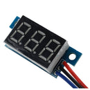 LED Mini Voltmeter Voltage Indicator Panel Meter DC 0-9,99V 20 mA Yellow Ne L1R6