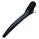 10 PCS 79 mm Plastic Barrette Hair Clip Black New W2W7