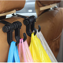 RUNDONG Multifunctional ABS Car Seat Back Hook Dual Brackets Hangers