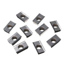 Drillpro 10pcs APKT1604PDFR-MA H01 Carbide Insert for Aluminum