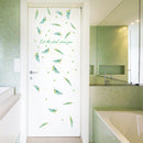 Miico SK7183 Glass Door Stickers Bathroom Decorative Stickers Cabinet Stickers Wall Stickers DIY Sticker