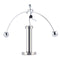 Small Iron Man One Leg Balancing Rotating Swing Weight Lifting Creative Desktop Decoration