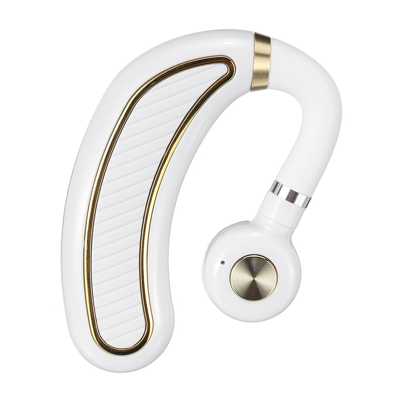 Portable Lightweight Single Wireless bluetooth 5.0 Earhook Noise Cancelling Earphone Headphone with Mic