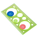 Drawing Ruler Stencil Ruler Rigid Plastic Paint School Children Z1V5