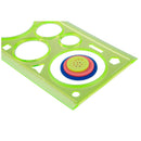 Drawing Ruler Stencil Ruler Rigid Plastic Paint School Children Z1V5