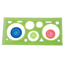 Drawing Ruler Stencil Ruler Rigid Plastic Paint School Children Z1V5